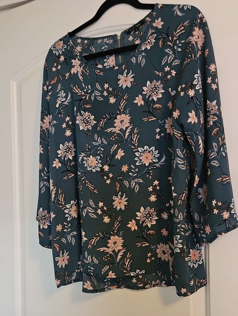 Papermoon Floral Bell-Sleeve Blouse